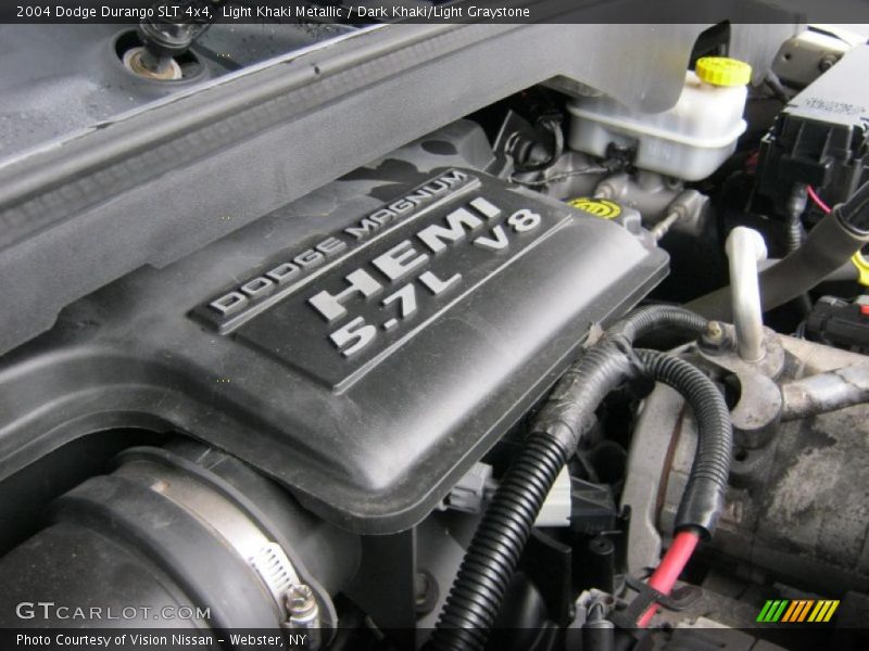 Light Khaki Metallic / Dark Khaki/Light Graystone 2004 Dodge Durango SLT 4x4