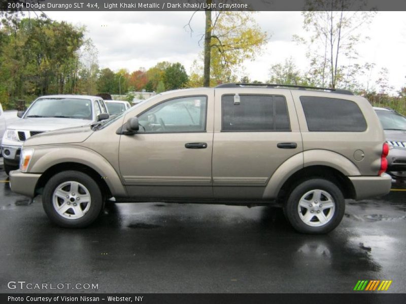 Light Khaki Metallic / Dark Khaki/Light Graystone 2004 Dodge Durango SLT 4x4