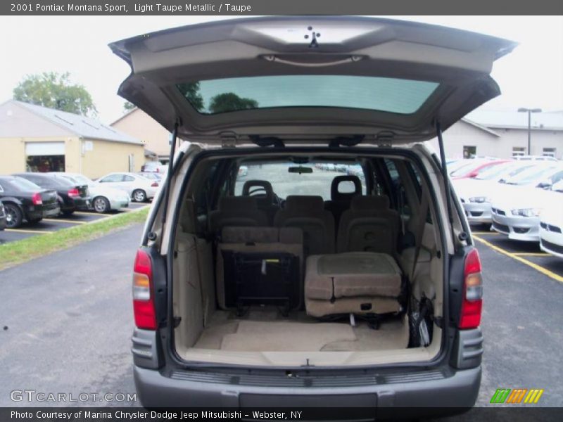 Light Taupe Metallic / Taupe 2001 Pontiac Montana Sport