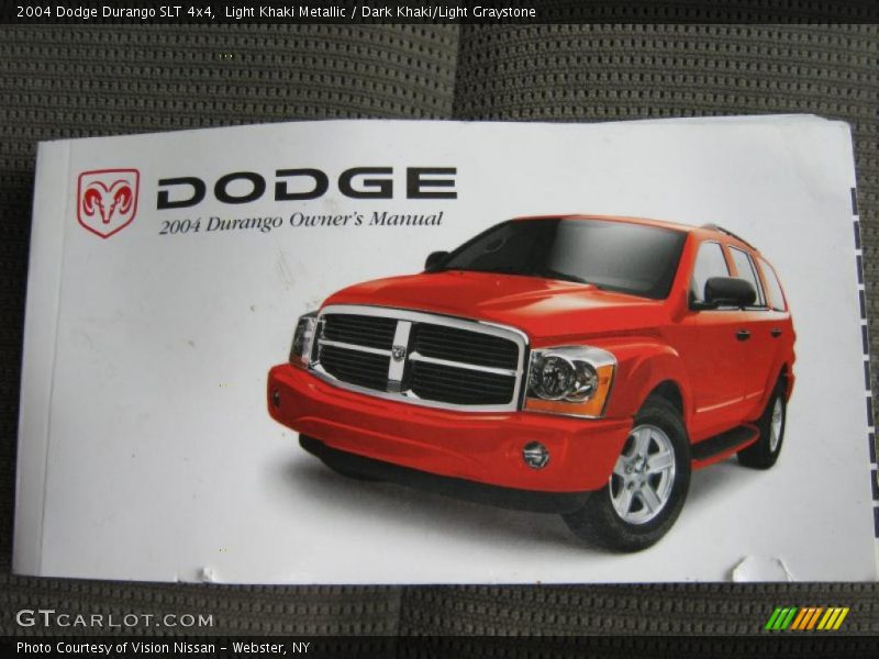 Light Khaki Metallic / Dark Khaki/Light Graystone 2004 Dodge Durango SLT 4x4