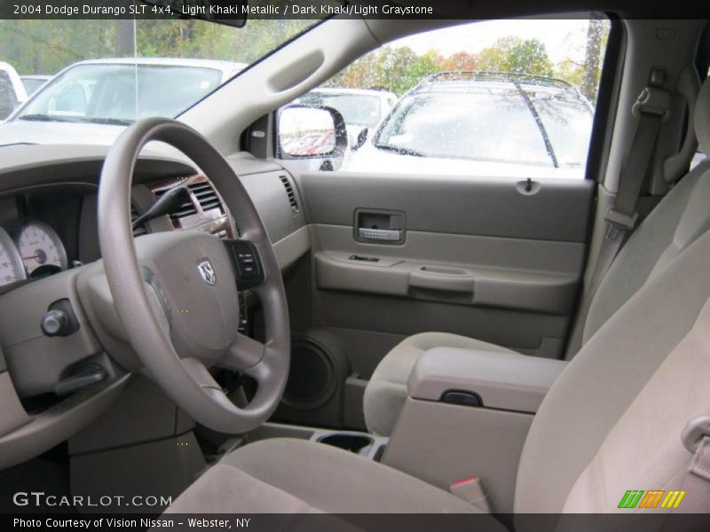 Light Khaki Metallic / Dark Khaki/Light Graystone 2004 Dodge Durango SLT 4x4