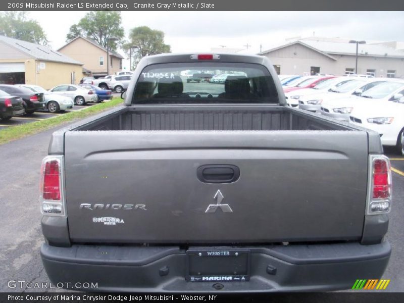 Granite Gray Metallic / Slate 2009 Mitsubishi Raider LS Extended Cab