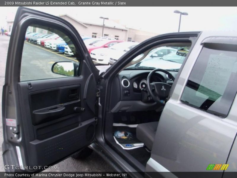 Granite Gray Metallic / Slate 2009 Mitsubishi Raider LS Extended Cab