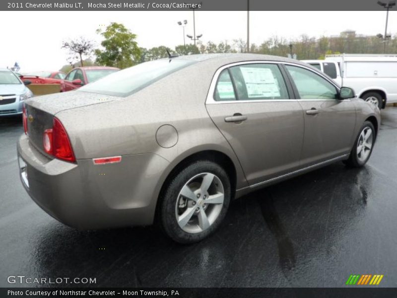 Mocha Steel Metallic / Cocoa/Cashmere 2011 Chevrolet Malibu LT