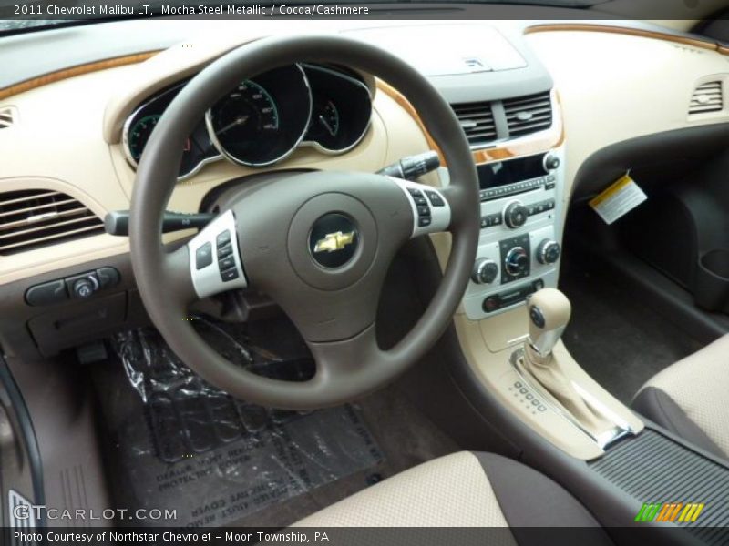 Mocha Steel Metallic / Cocoa/Cashmere 2011 Chevrolet Malibu LT