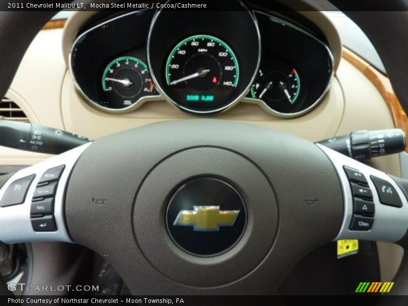 Mocha Steel Metallic / Cocoa/Cashmere 2011 Chevrolet Malibu LT