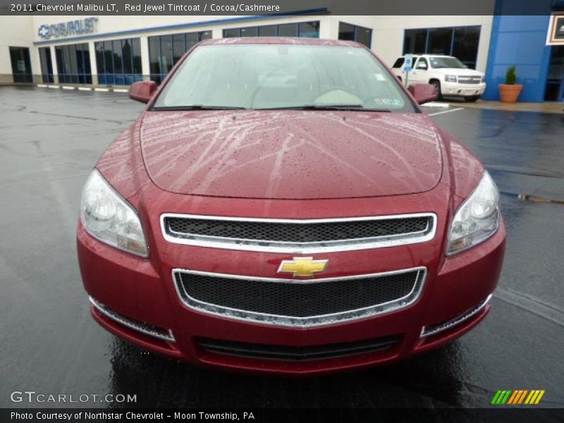 Red Jewel Tintcoat / Cocoa/Cashmere 2011 Chevrolet Malibu LT