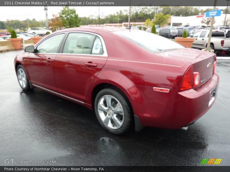 Red Jewel Tintcoat / Cocoa/Cashmere 2011 Chevrolet Malibu LT