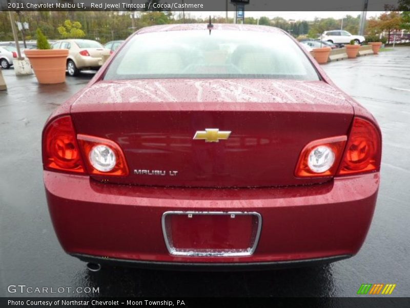 Red Jewel Tintcoat / Cocoa/Cashmere 2011 Chevrolet Malibu LT