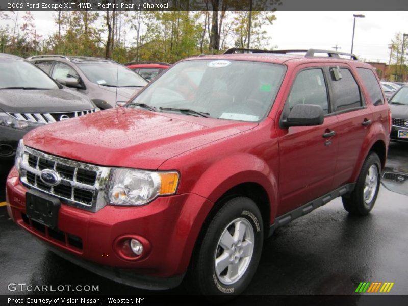 Redfire Pearl / Charcoal 2009 Ford Escape XLT 4WD
