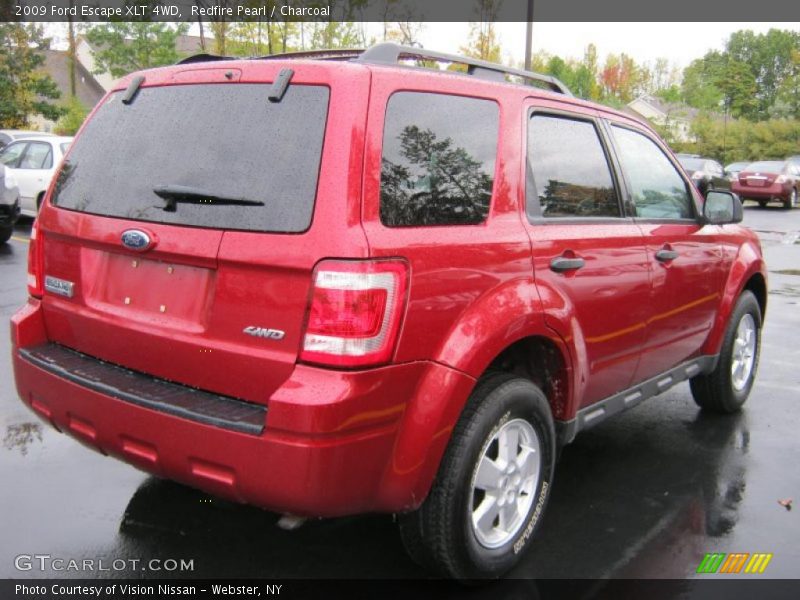 Redfire Pearl / Charcoal 2009 Ford Escape XLT 4WD