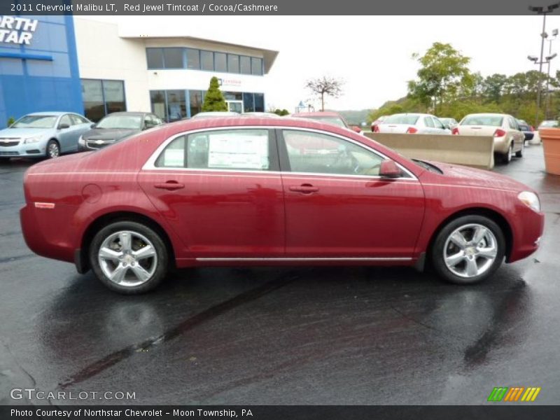 Red Jewel Tintcoat / Cocoa/Cashmere 2011 Chevrolet Malibu LT