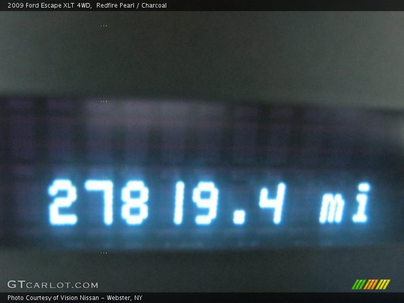 Redfire Pearl / Charcoal 2009 Ford Escape XLT 4WD