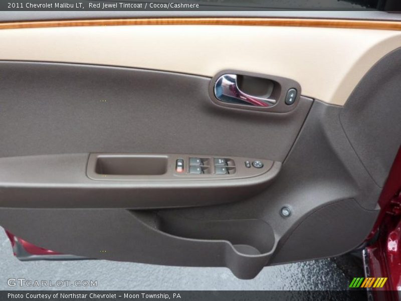 Red Jewel Tintcoat / Cocoa/Cashmere 2011 Chevrolet Malibu LT