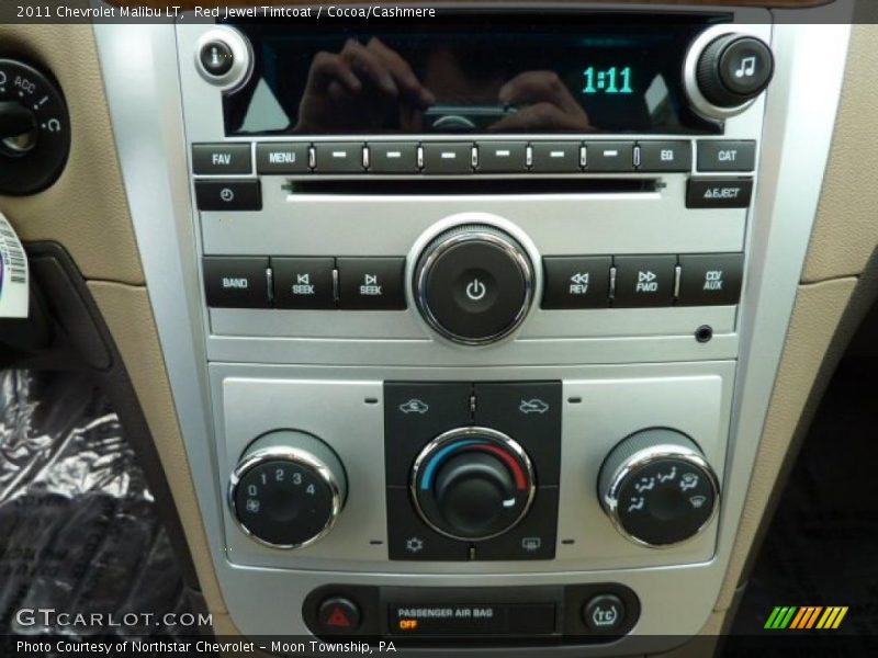 Red Jewel Tintcoat / Cocoa/Cashmere 2011 Chevrolet Malibu LT