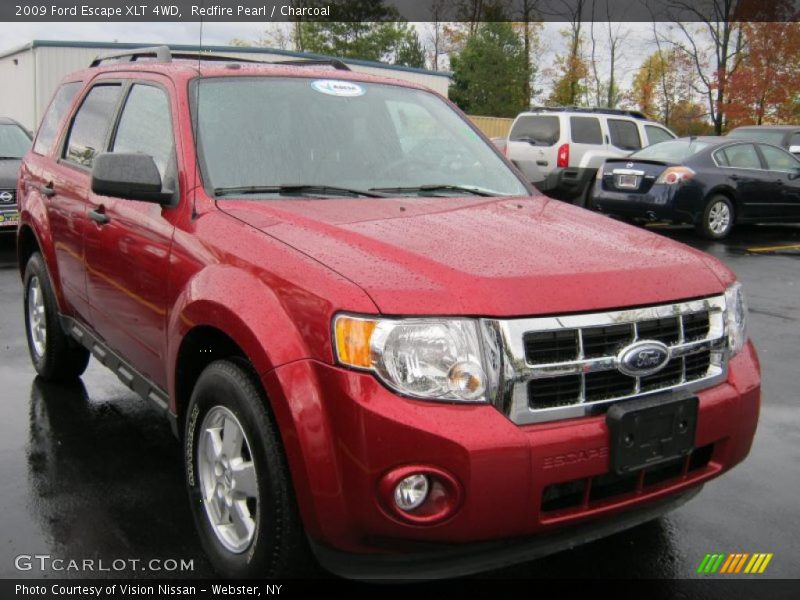Redfire Pearl / Charcoal 2009 Ford Escape XLT 4WD