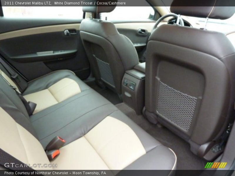 White Diamond Tricoat / Cocoa/Cashmere 2011 Chevrolet Malibu LTZ