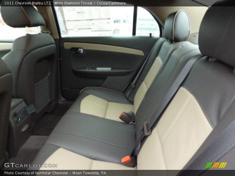 White Diamond Tricoat / Cocoa/Cashmere 2011 Chevrolet Malibu LTZ