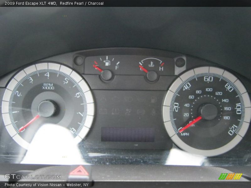 Redfire Pearl / Charcoal 2009 Ford Escape XLT 4WD