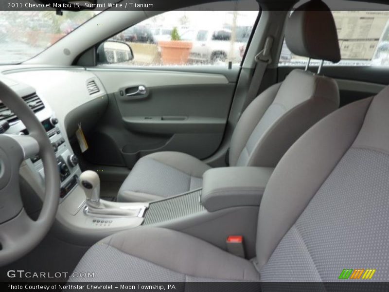 Summit White / Titanium 2011 Chevrolet Malibu LS