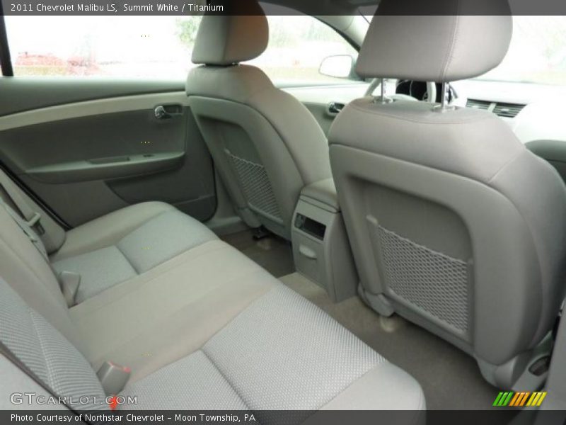 Summit White / Titanium 2011 Chevrolet Malibu LS