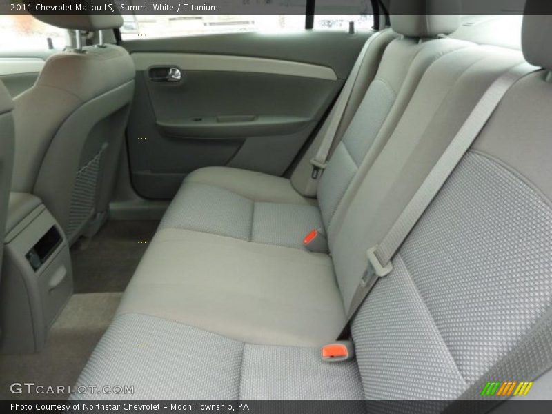 Summit White / Titanium 2011 Chevrolet Malibu LS
