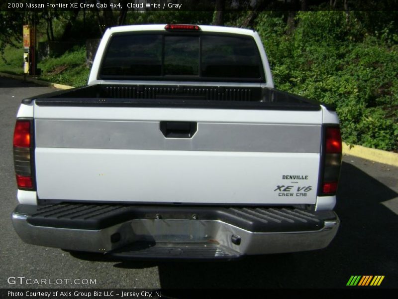 Cloud White / Gray 2000 Nissan Frontier XE Crew Cab 4x4