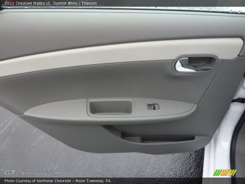 Summit White / Titanium 2011 Chevrolet Malibu LS