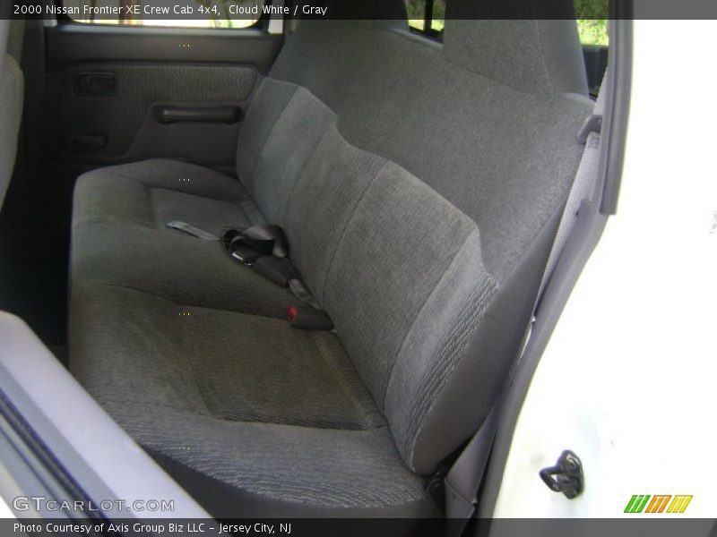 Cloud White / Gray 2000 Nissan Frontier XE Crew Cab 4x4