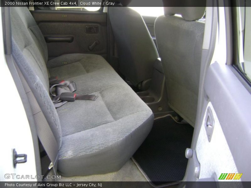 Cloud White / Gray 2000 Nissan Frontier XE Crew Cab 4x4