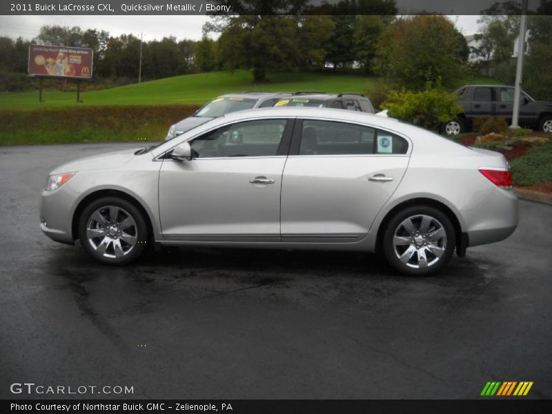 Quicksilver Metallic / Ebony 2011 Buick LaCrosse CXL