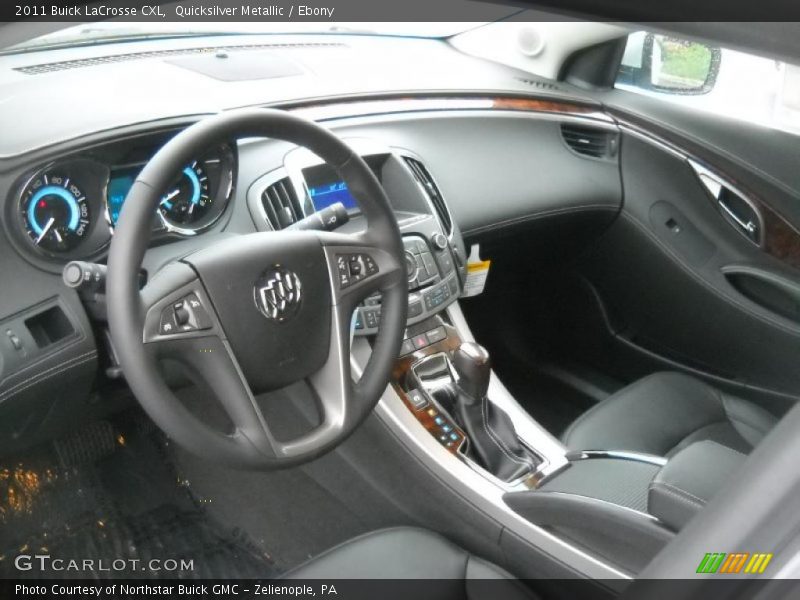 Quicksilver Metallic / Ebony 2011 Buick LaCrosse CXL