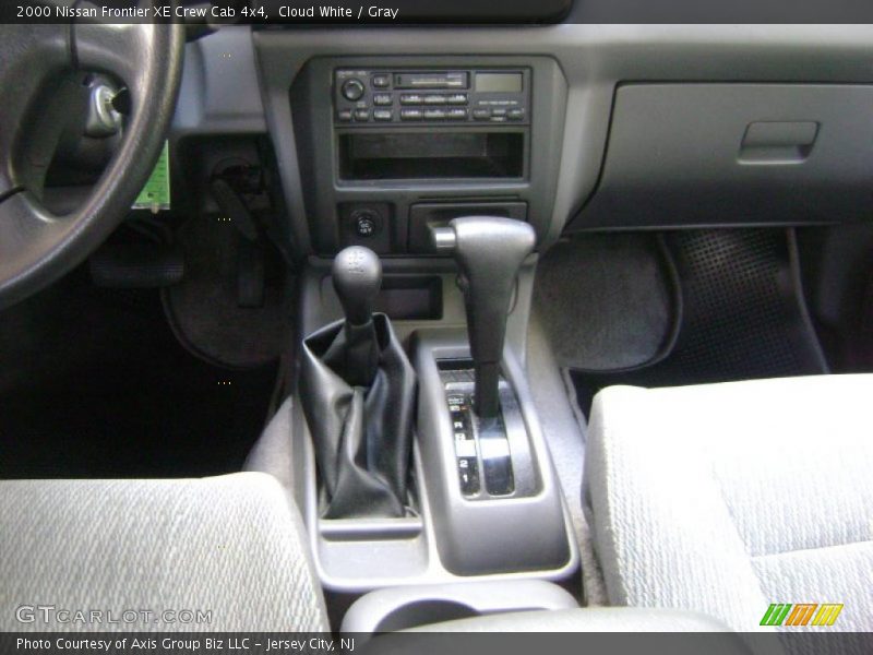 Cloud White / Gray 2000 Nissan Frontier XE Crew Cab 4x4