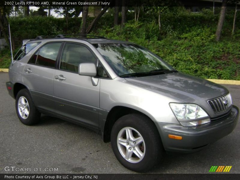 Mineral Green Opalescent / Ivory 2002 Lexus RX 300 AWD