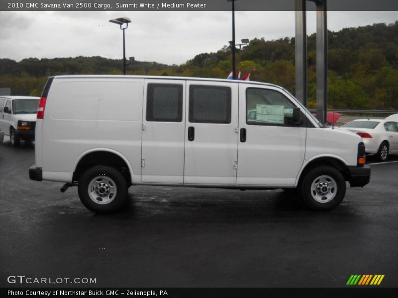 Summit White / Medium Pewter 2010 GMC Savana Van 2500 Cargo
