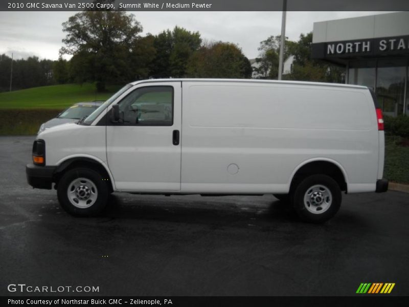 Summit White / Medium Pewter 2010 GMC Savana Van 2500 Cargo