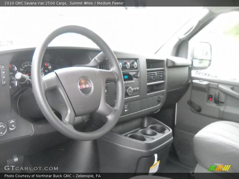 Summit White / Medium Pewter 2010 GMC Savana Van 2500 Cargo