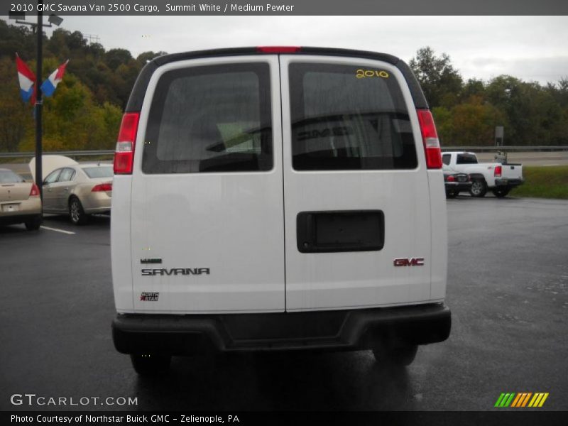 Summit White / Medium Pewter 2010 GMC Savana Van 2500 Cargo