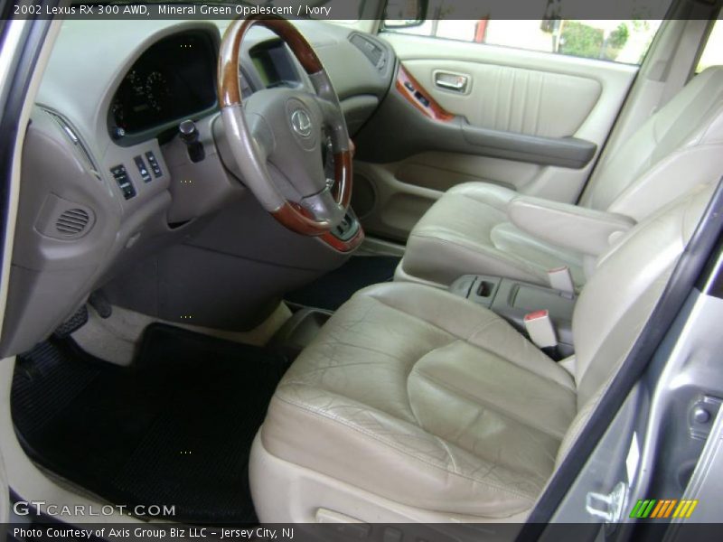Mineral Green Opalescent / Ivory 2002 Lexus RX 300 AWD