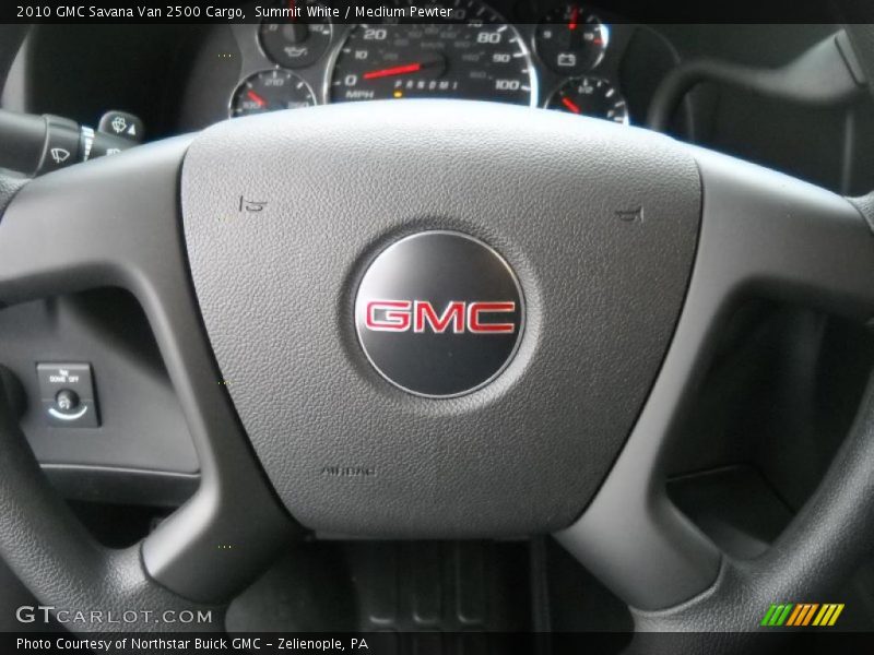 Summit White / Medium Pewter 2010 GMC Savana Van 2500 Cargo