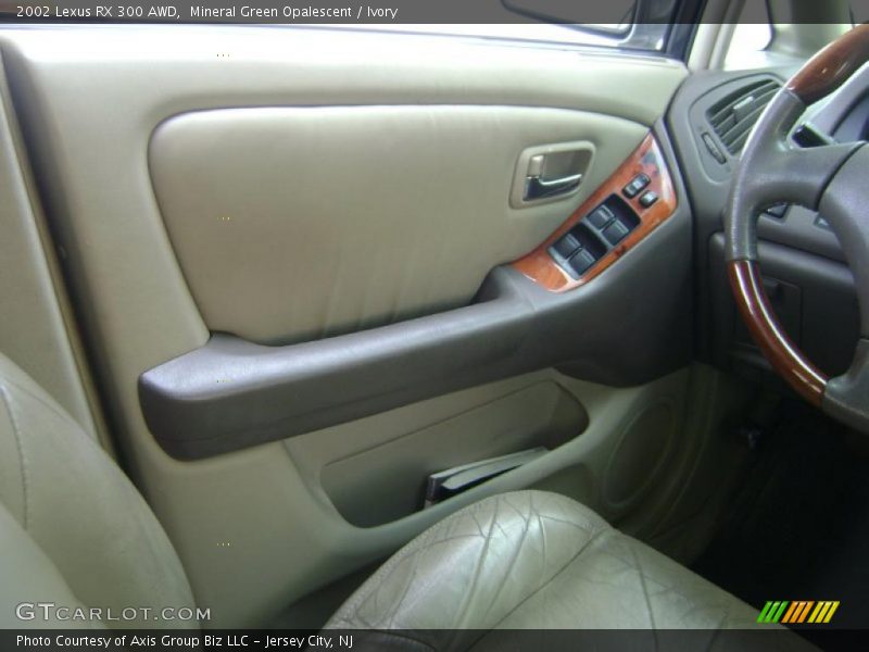 Mineral Green Opalescent / Ivory 2002 Lexus RX 300 AWD