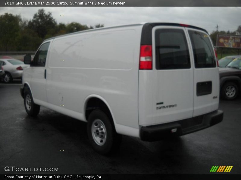 Summit White / Medium Pewter 2010 GMC Savana Van 2500 Cargo