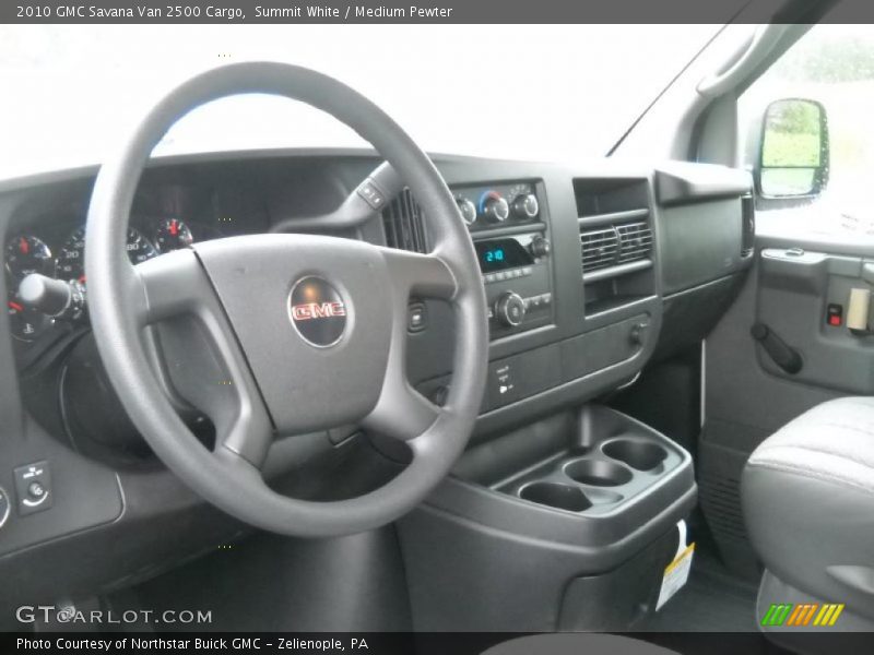 Summit White / Medium Pewter 2010 GMC Savana Van 2500 Cargo