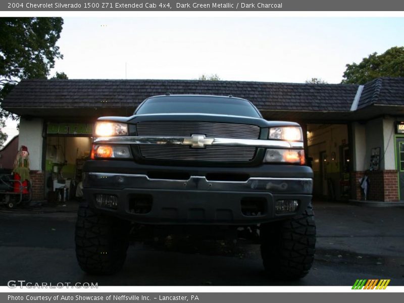 Dark Green Metallic / Dark Charcoal 2004 Chevrolet Silverado 1500 Z71 Extended Cab 4x4