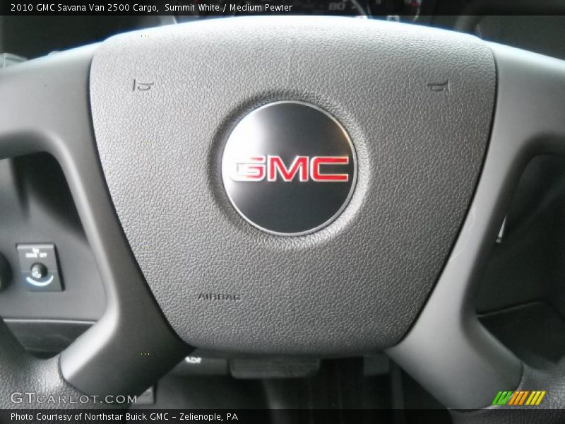 Summit White / Medium Pewter 2010 GMC Savana Van 2500 Cargo