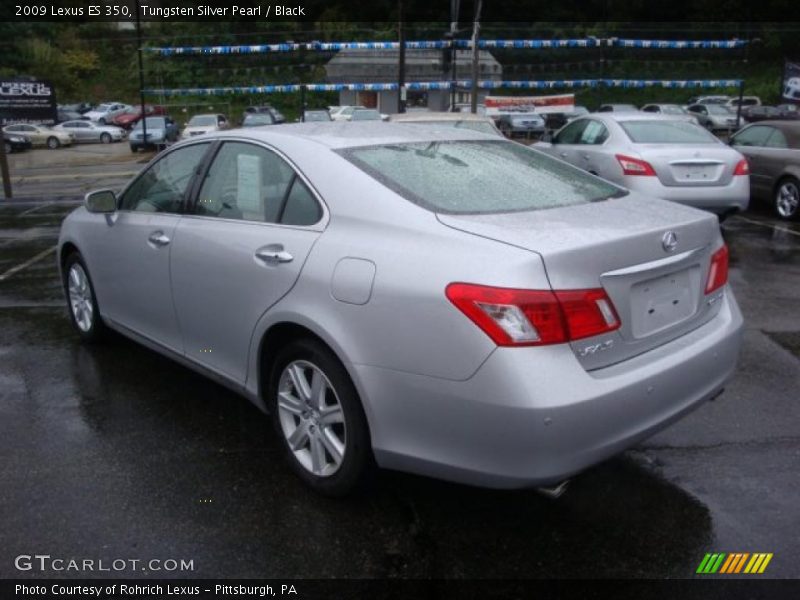 Tungsten Silver Pearl / Black 2009 Lexus ES 350