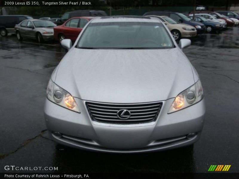 Tungsten Silver Pearl / Black 2009 Lexus ES 350