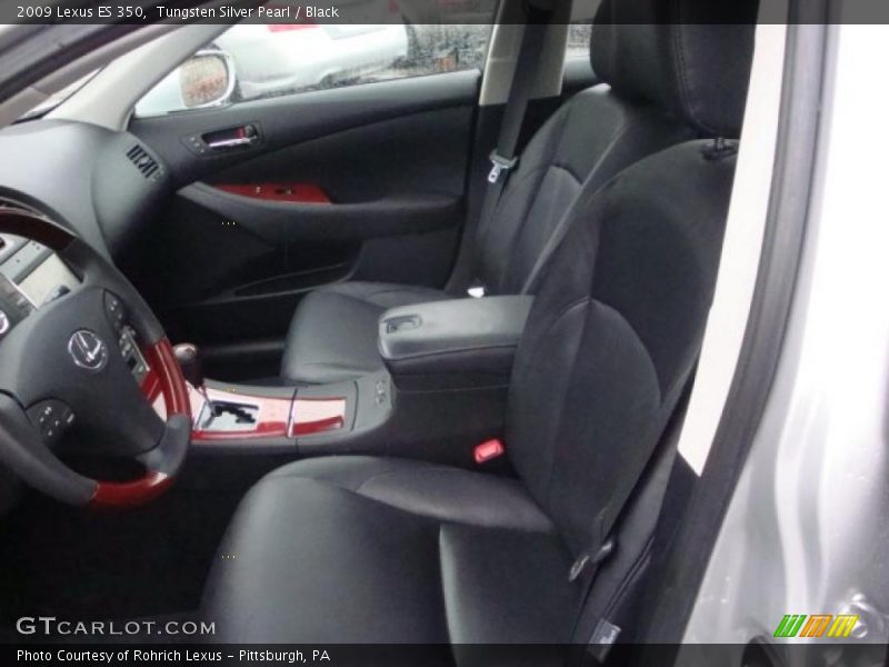 Tungsten Silver Pearl / Black 2009 Lexus ES 350