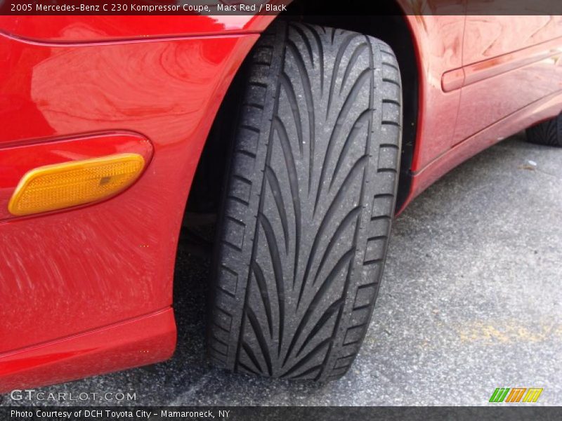 Mars Red / Black 2005 Mercedes-Benz C 230 Kompressor Coupe