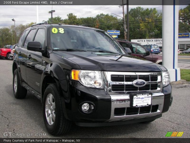 Black / Charcoal 2008 Ford Escape Limited 4WD